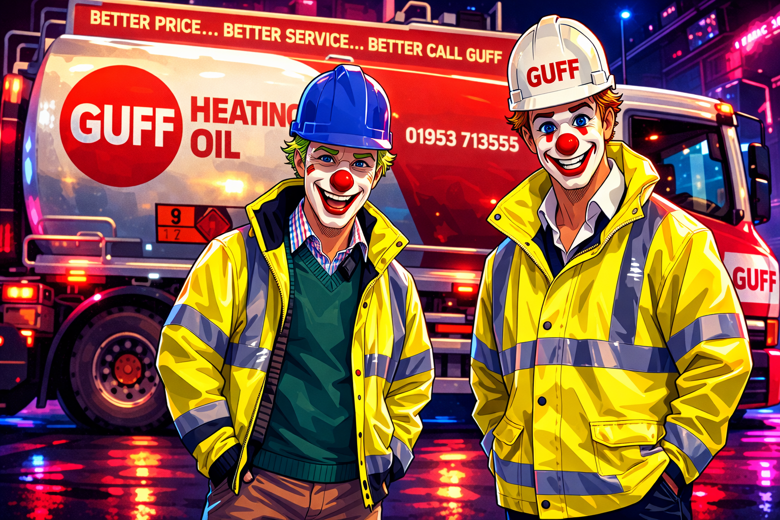 Heating oil suppliers illustration